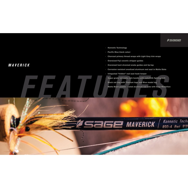 Sage Maverick Fly Rods|690-4|790-4|890-4|990-4|1090-4|1290-4