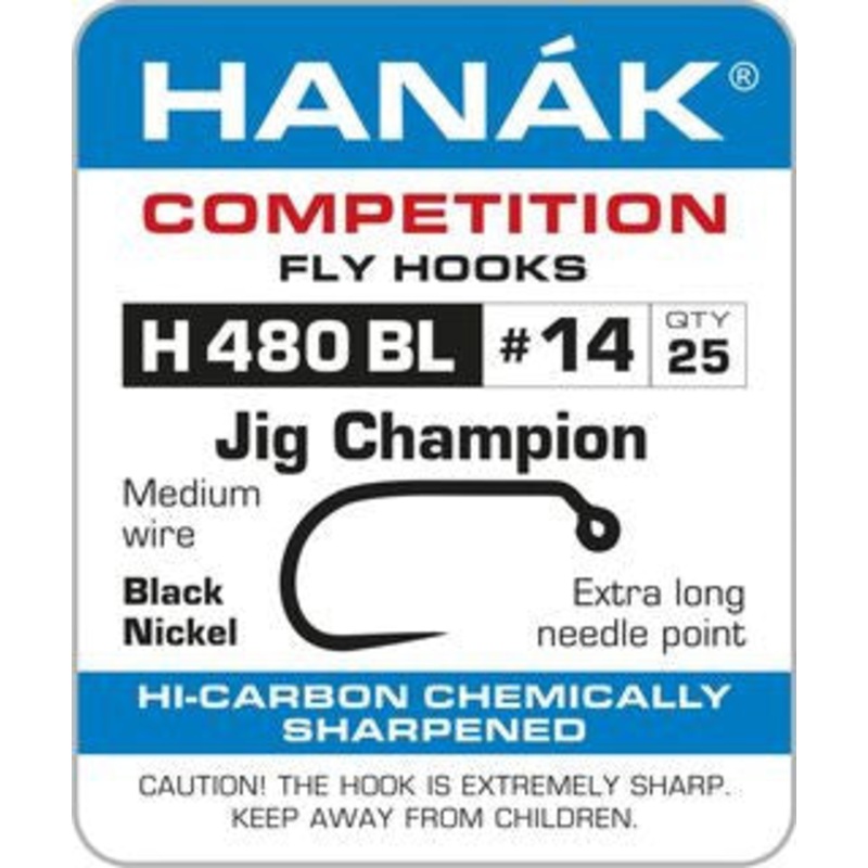 Hanak H480BL Jig Champion Fly Hooks