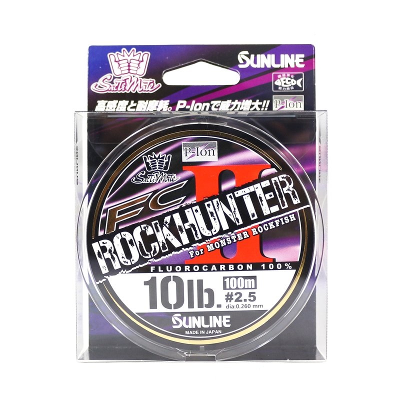 Sunline Fluorocarbon Line Rock Hunter II 100m