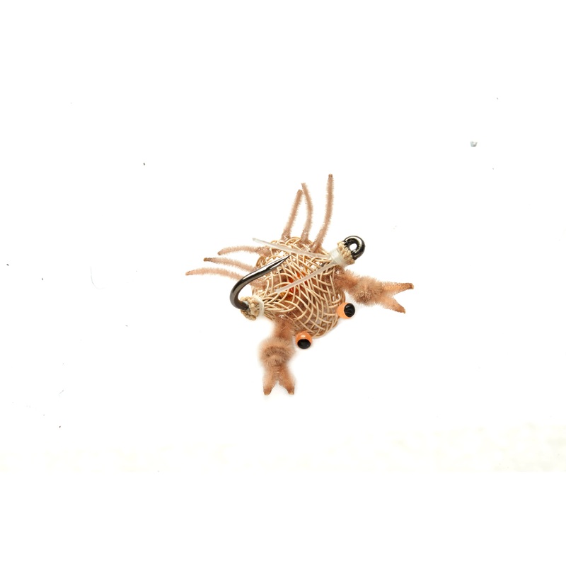 Trigger Flexo Crab Flies|2|4|Tan|White