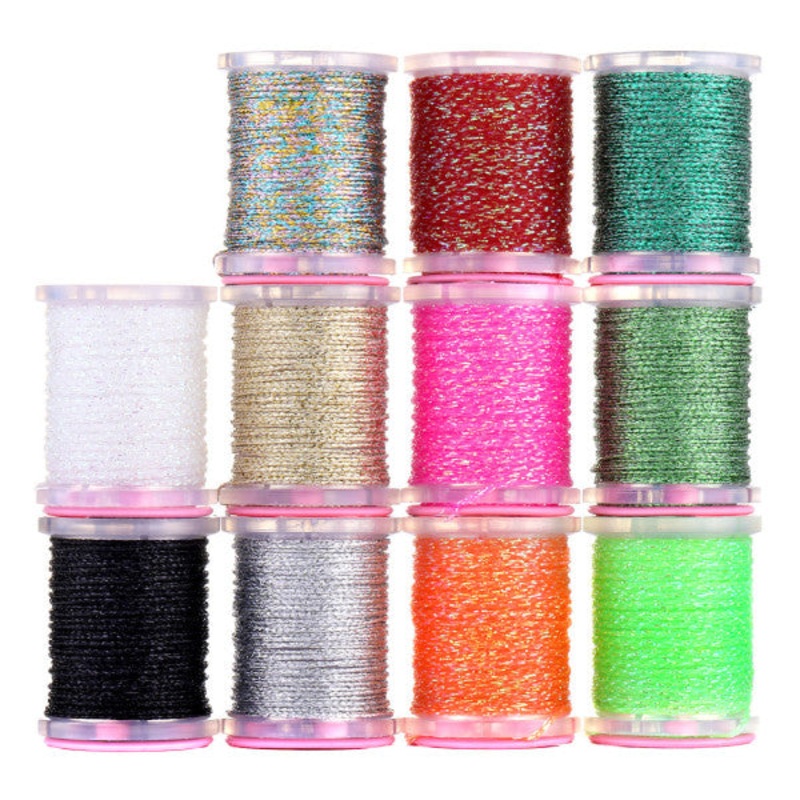 UTC Mini Sparkle Braid|Pearl|Fl. Fire Orange|Fl. Chartreuse|Fl. Pink