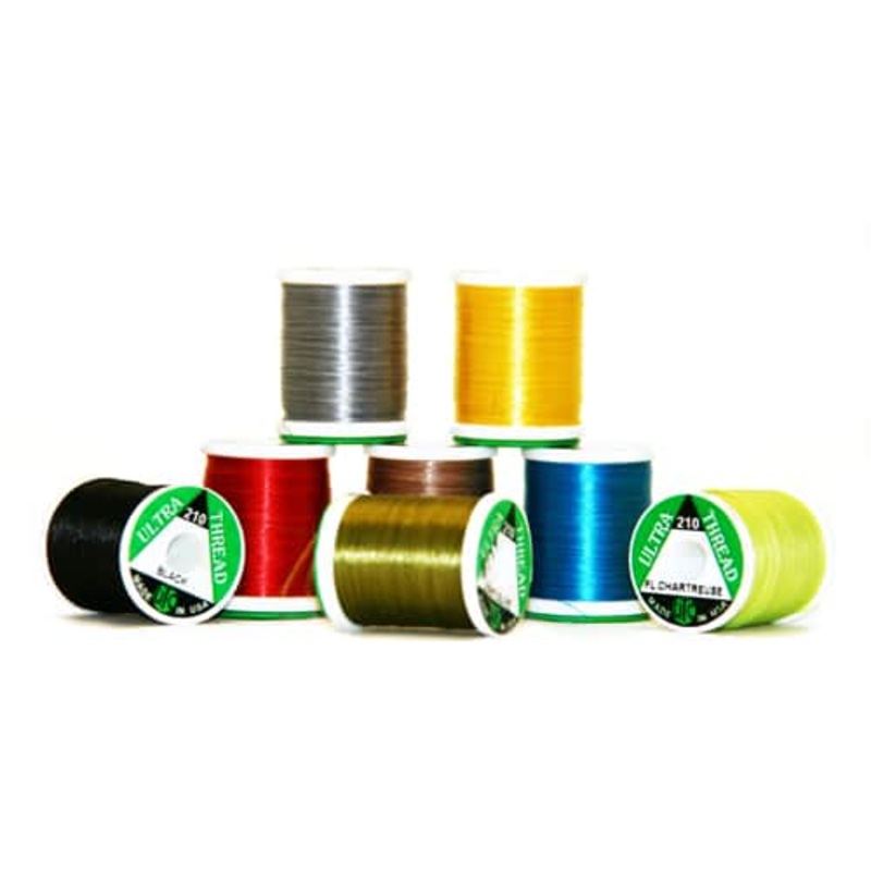 UTC Ultra Thread 210 Denier|White|Yellow|Red|Fl. Red|Fl. Yellow|Fl. Green|Fl. Fire Orange|Fl. Shell Pink|Fl. Chartreuse|Fl. Pink|Fl. Cerise|Peacock Blue|Fl. Orange|Black|Purple
