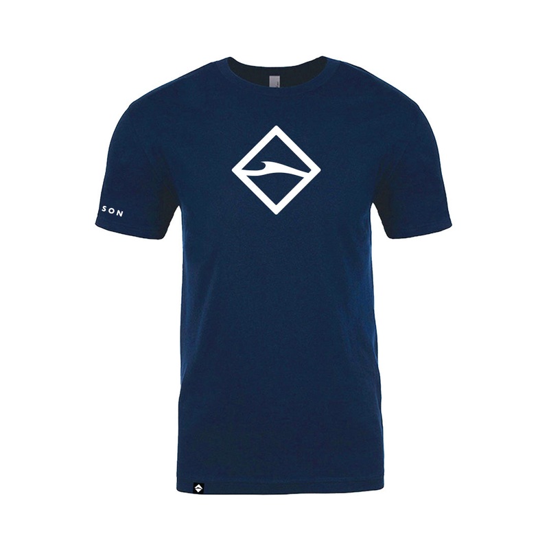 Lamson Diamond Logo T Shirt|Small|Medium|Large|X-Large|Navy|Blue