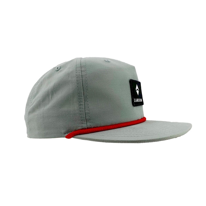 Lamson Flat Bill Rope Cap|Seafoam with Red Rope|Tan with Black Rope|White with Navy Rope