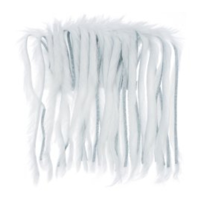 Wapsi Rabbit Half Skin Zonked|White|Black|Fl Pink|Tan|Brown|Dark Brown|Magnum Cut|Thin Cut