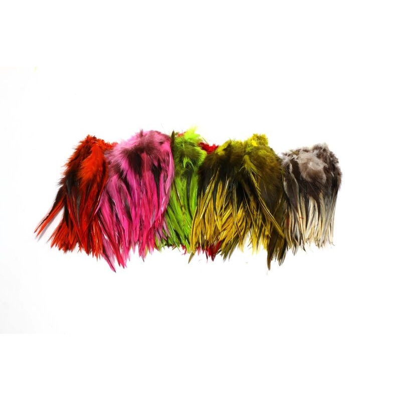 Hareline Badger Saddle Hackle 5-7