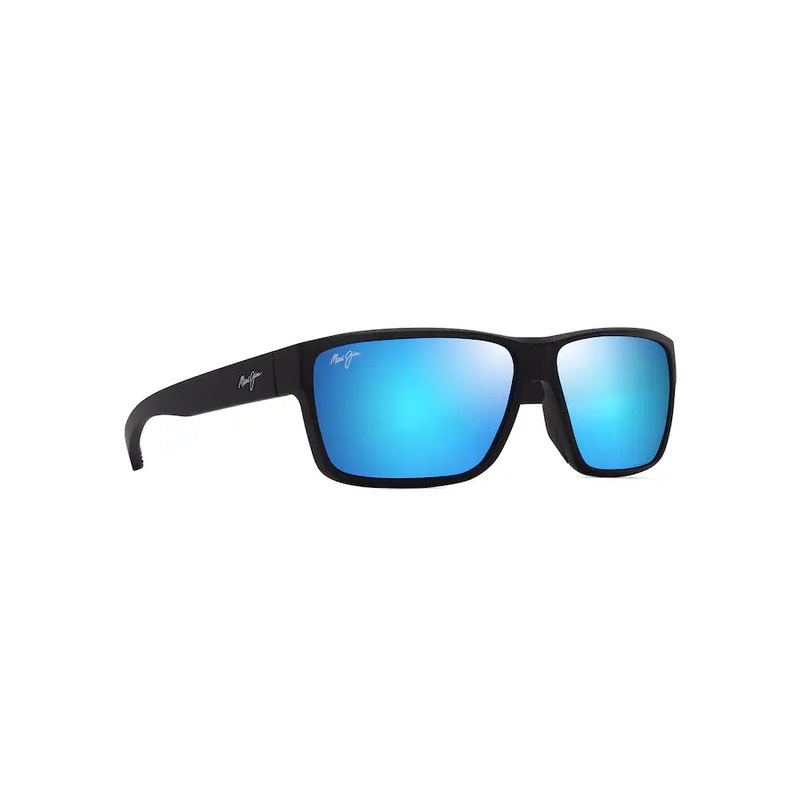 Maui Jim Uila Sunglasses|Matte Black/ Blue Hawaii|Matte Dark Havana with Orange/ Hawaii Lava