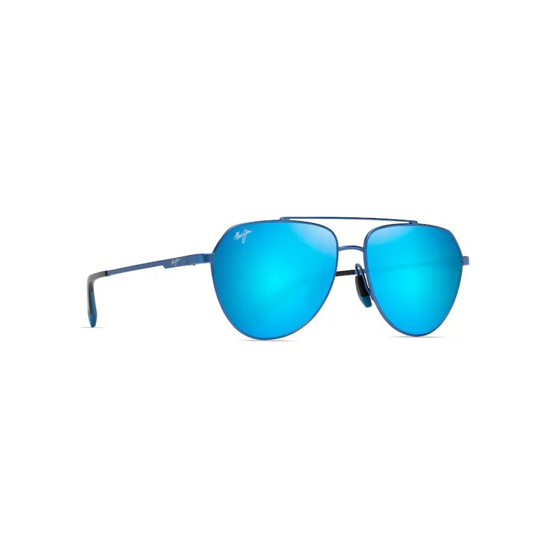 Maui Jim Waiwai Sunglasses|Matte Transparent Blue/ Blue Hawaii|Matte Black with Grey/ Neutral Grey