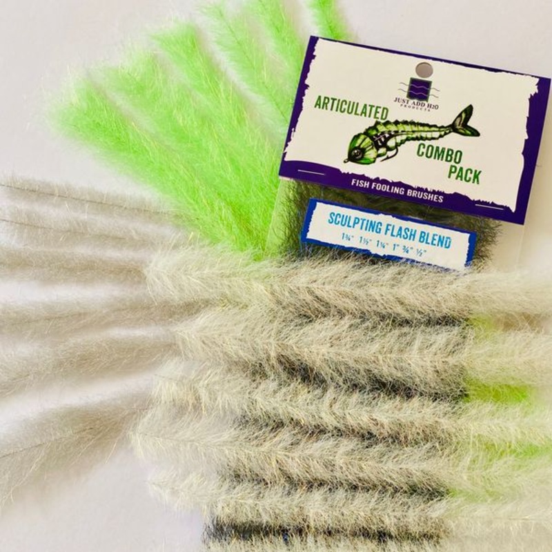 Fishient Articulated Sculpting Flash Brush Combo Pack