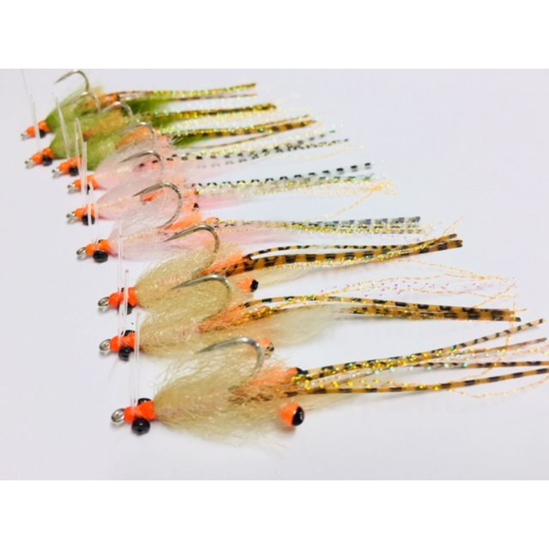 Fishient Group Living Legs|Orange/ Black|Green Pumpkin/ Black|Smoke Green Crystal/ Black Barred|Chartreuse/ Black Barred|Smoke/Red Fire Tip/ Black Barred|Pumpkin/ Chartreuse Tip/ Black|Red/ Black Barred|Prawn Pink/ Pearl Fleck|Clear UV Blue|Pumpkin/ Orang