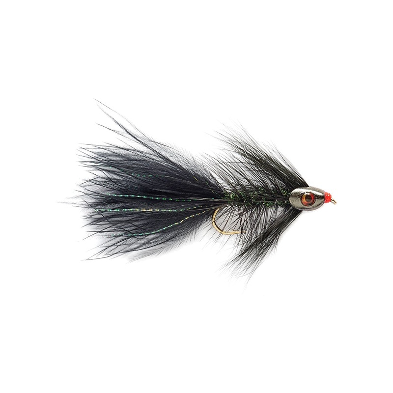 Woolly Bugger Skullhead Flies|Size 4|Size 6|Grizzly|Black