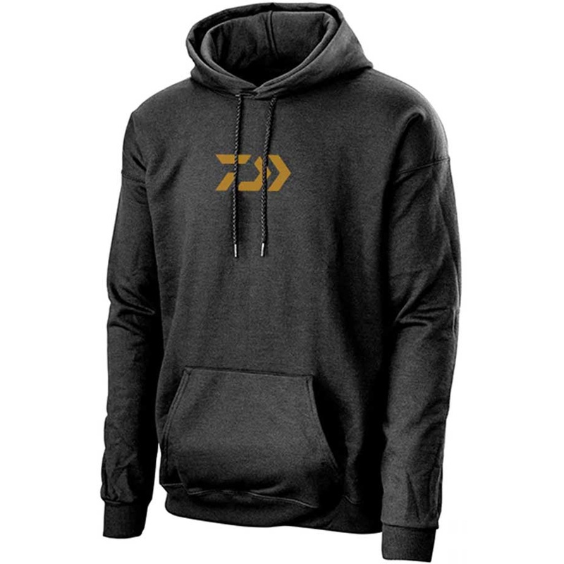 Daiwa D-VEC Green Camo Print Hoodie Black