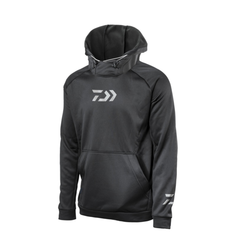 Daiwa D-VEC Hoodie With Facemask Black