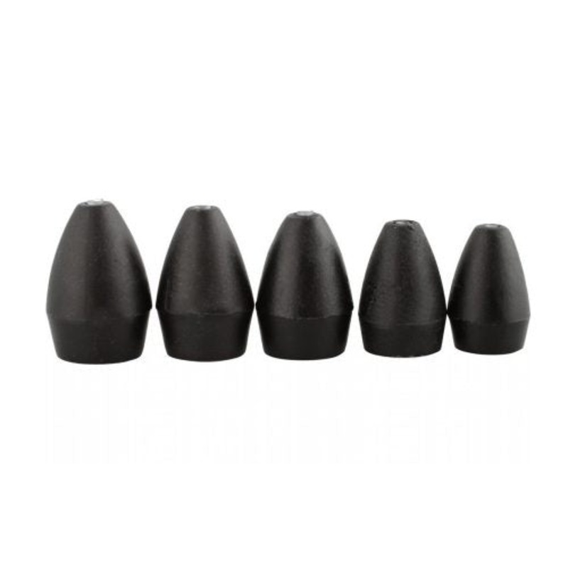Reins TG Bullet Weights|Matte Green Pumpkin|Matte Black|1/8 oz.       4 Pack