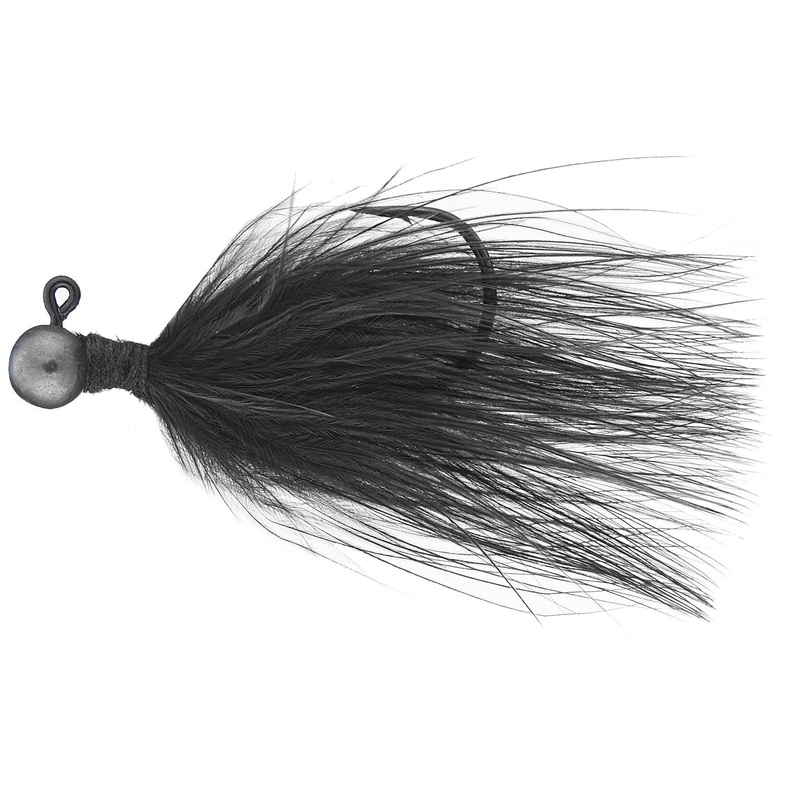 Queen Tackle Tungsten Ping Jigs (Marabou Hair)