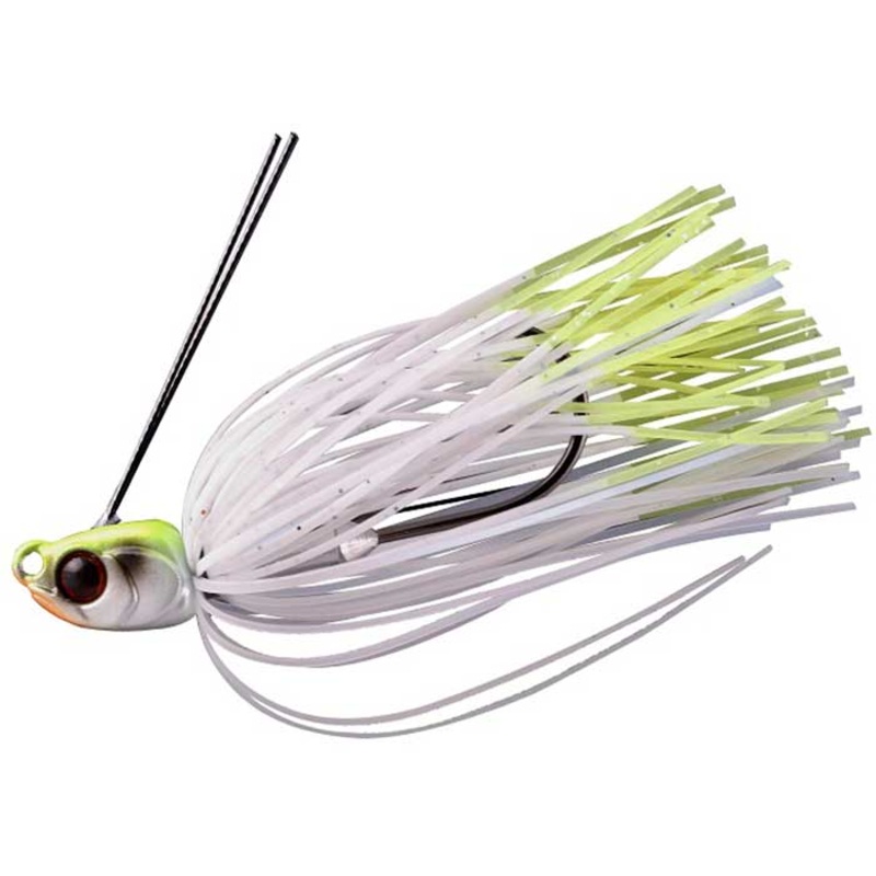Jackall B-Crawl Swimmer|Black/Blue Stripe|Chartreuse Back Pearl|Sand Craw|White|3/8 oz.