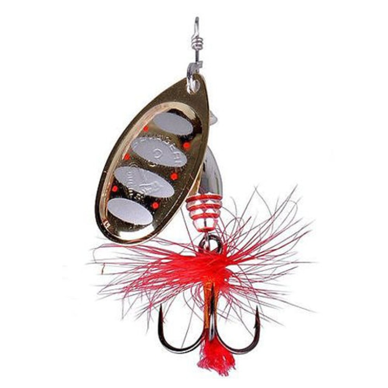 Rotex Spinner – 4 g|Gold Silver|Green Highlander