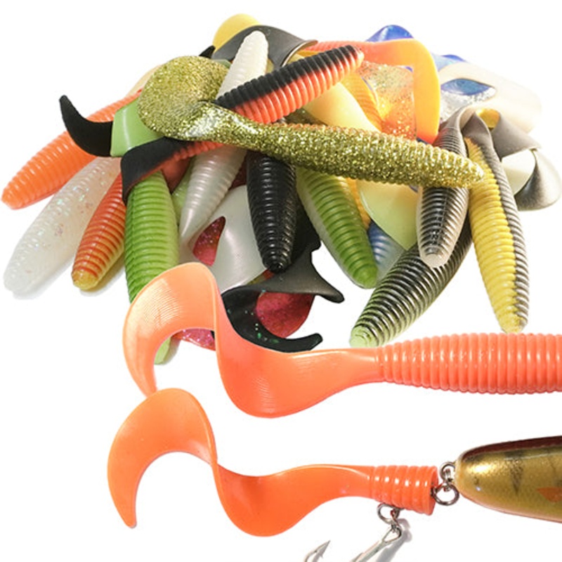 Curly Magnum|Black Chartreuse|Black Pearl|Black Yellow|Black|Blue Clear Glitter|Blue Pearl|Chartreuse Glitter|Clear Chartreuse|Hot Red|Olive Chartreuse|Orange|Pink Glitter|Red Yellow|Silver Glitter|White|Yellow