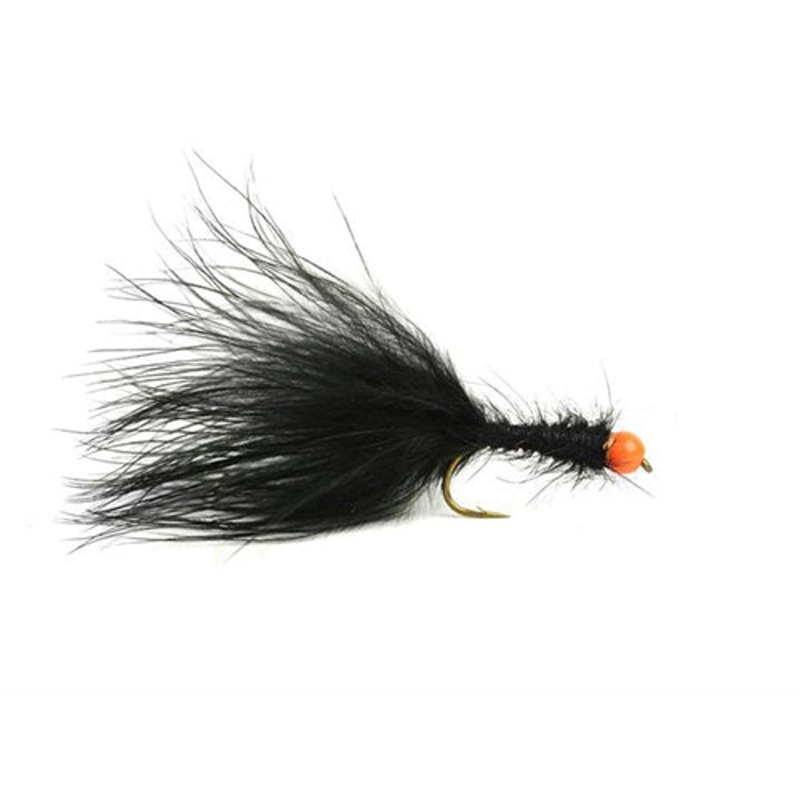Marabou Streamer stl. 8|Black Orange Head|Black|Olive|Orange|Pink|Red Black|White