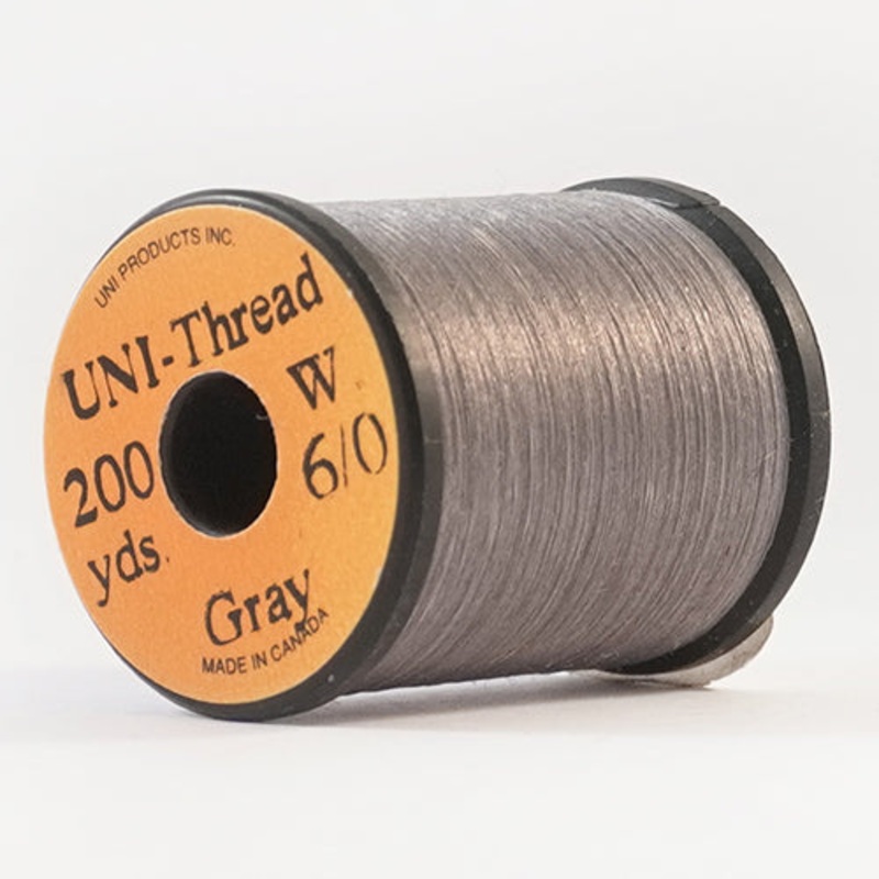Uni Thread W 6/0|Gray|Olive|Tan|Yellow