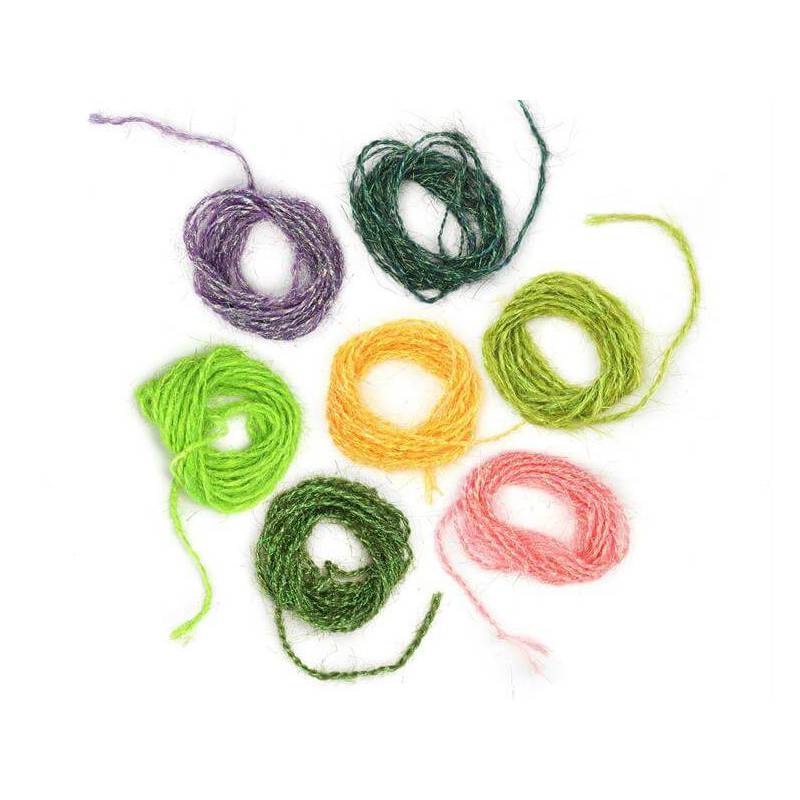 Veniard – Ice Yarn|Blue|Dark Olive|Hot Orange|Peacock Black|Pearl|Pink|Red