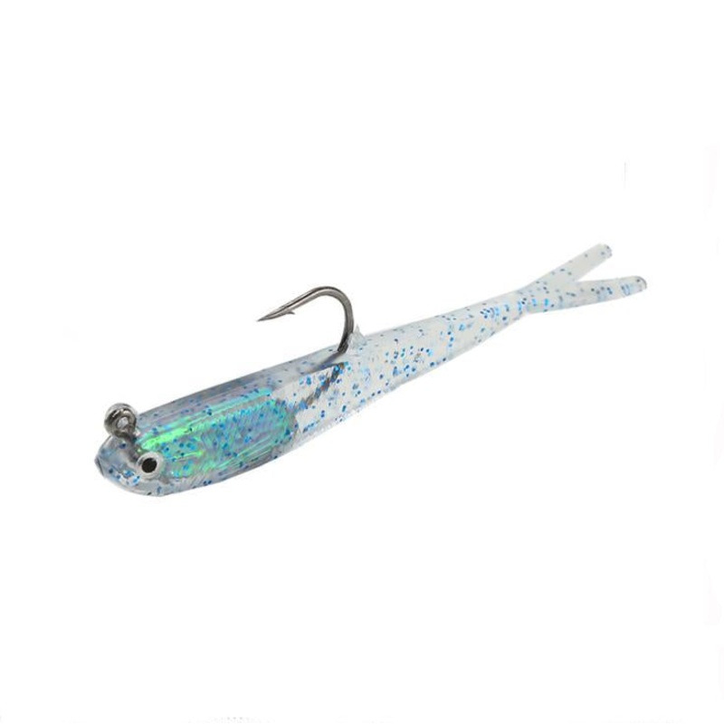 RubberBaits 3 Rigged Minnow Soft Jerk Bait