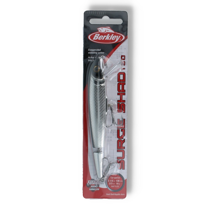 Berkley Surge Shad 130 5,5|Black Chrome|Maverick|Table Rock|Whiteshad|Bluebullet|Perch
