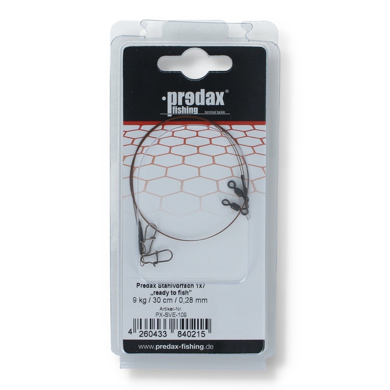 Predax Stahlvorfach 1×7|30cm|9kg