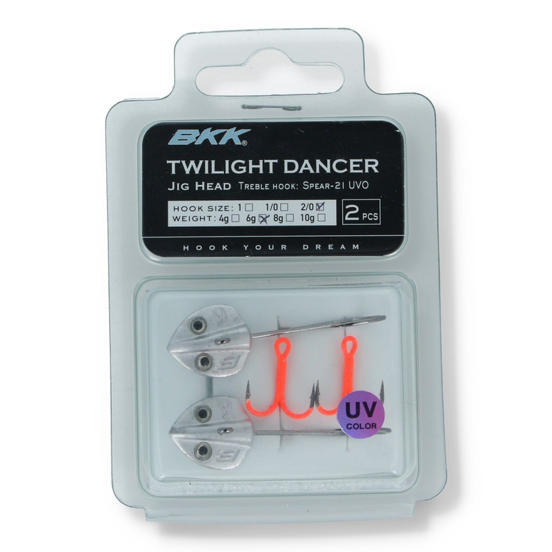 BKK Twilight Dancer Jig Head|6g|8g|10g|2/0