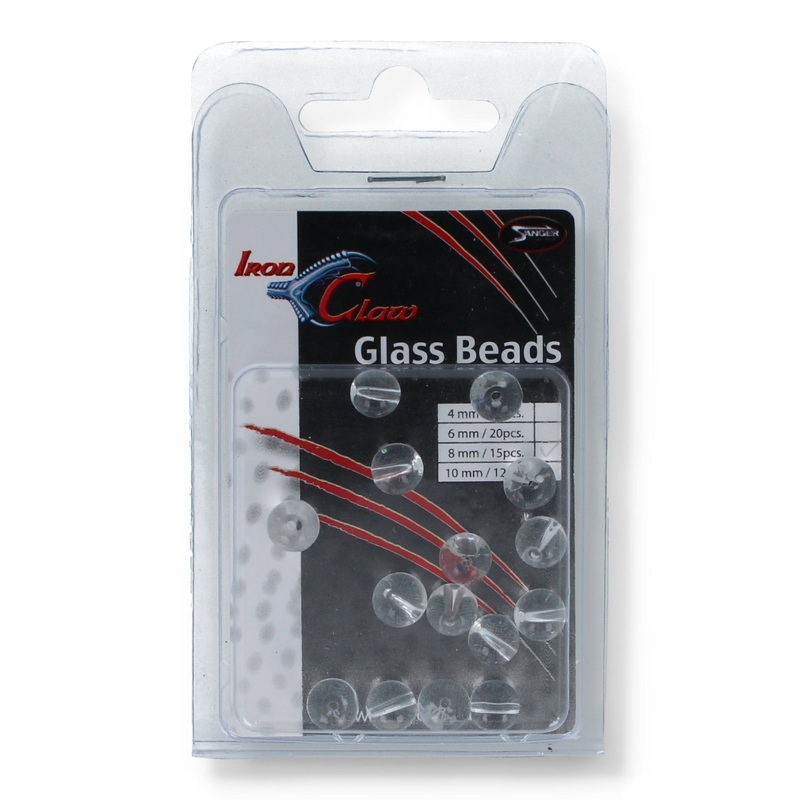 Iron Claw Glass Beads|8mm|10mm