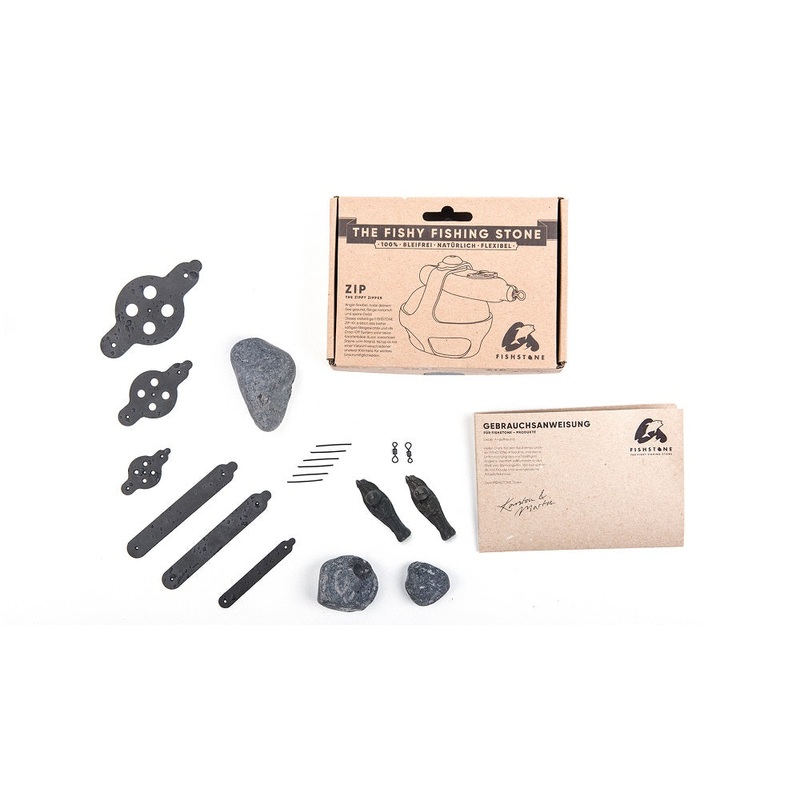 Fishstone Sandy Kit  inkl. 3 Natursteine | unterschiedliche Gewichte