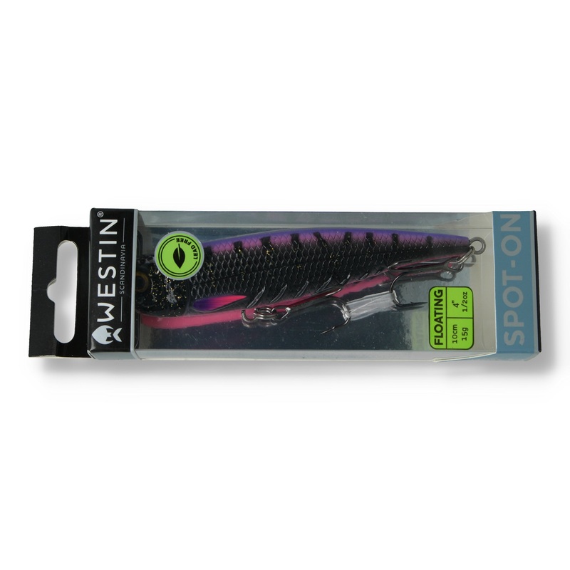 Westin Spot-On Top Walker 10cm  Black Haze