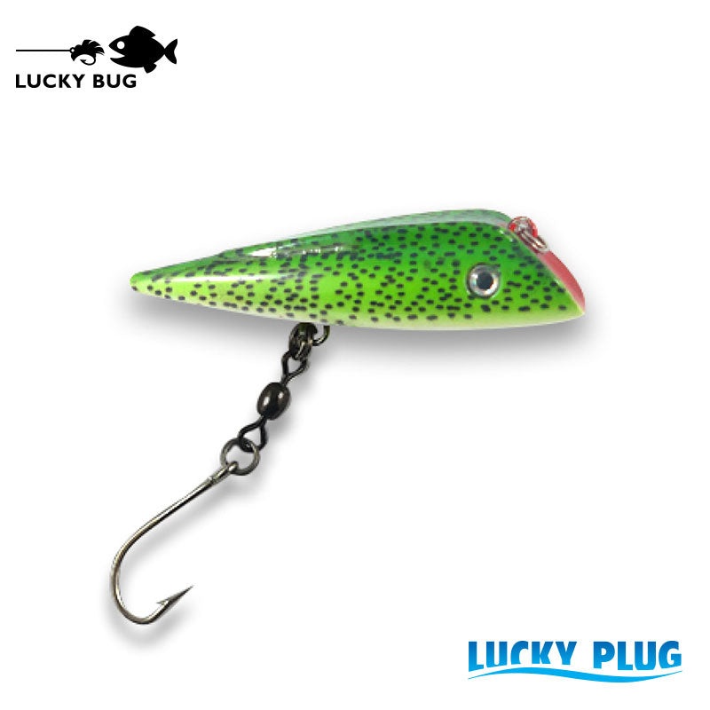 Lucky Plug – Green Speckle Back