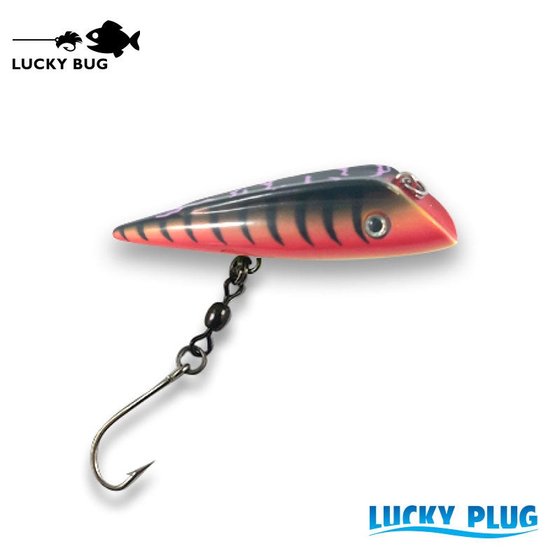 Lucky Plug – Purple Tiger|2.75″ – Small|4″ – Medium|5″ – Large|6.75″ – Extra Large