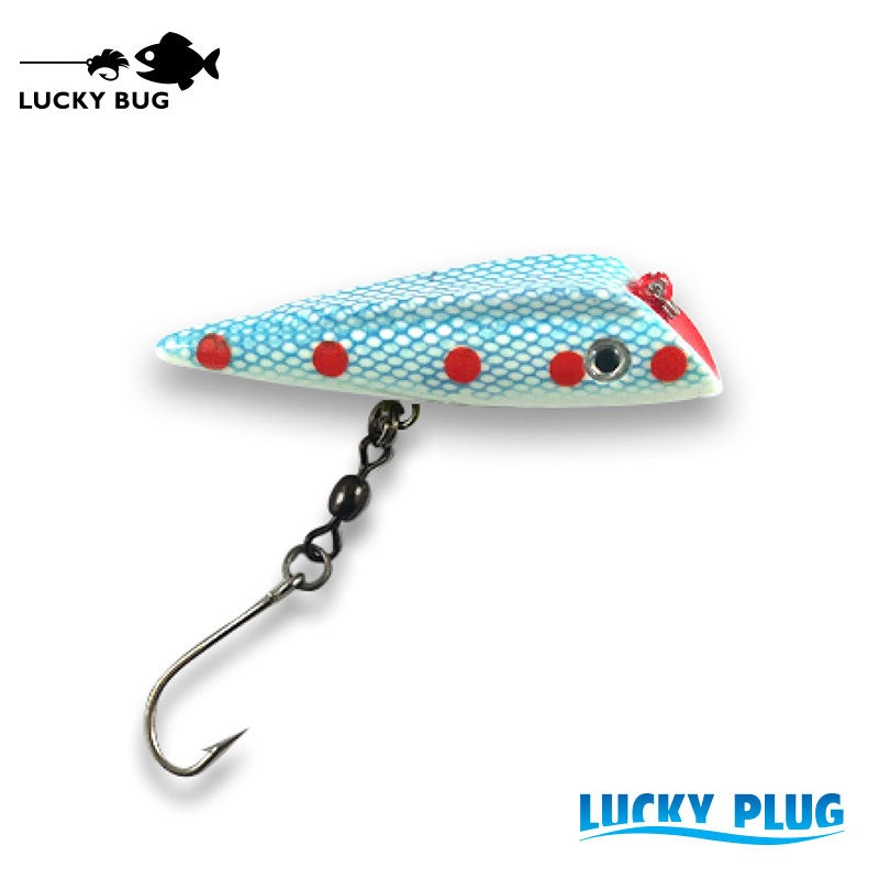 Lucky Plug – Blue Bomber|2.75″ – Small|4″ – Medium|5″ – Large|6.75″ – Extra Large