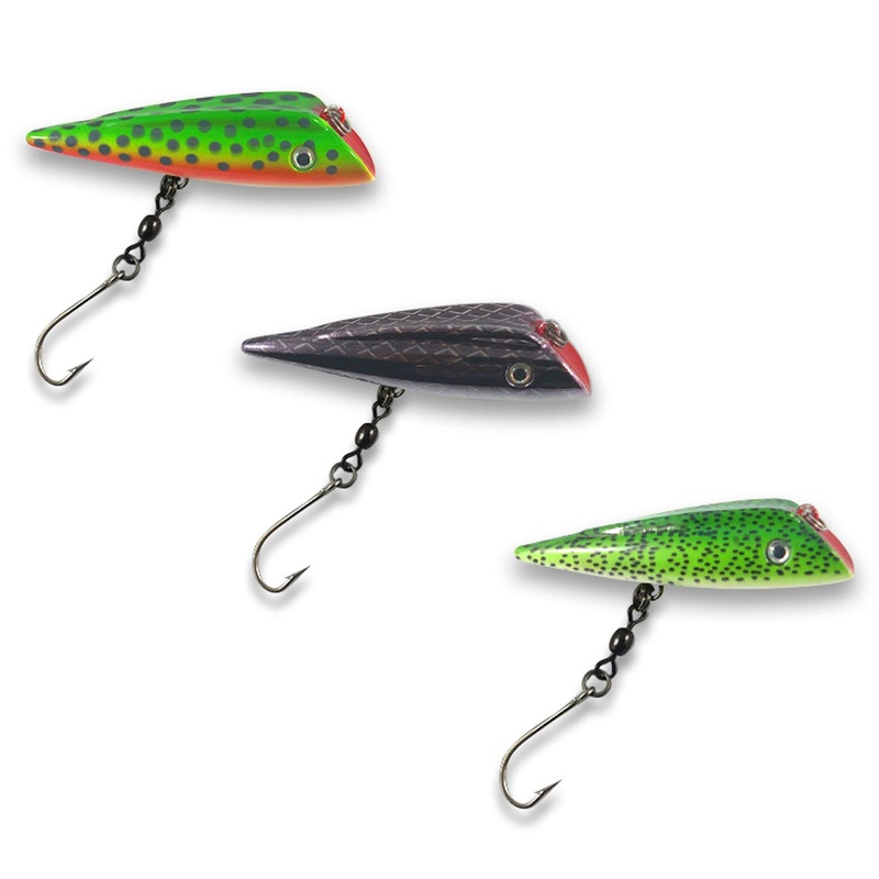Lucky Plug – 3-Pack – Brook / Speckled Trout Combo Kit