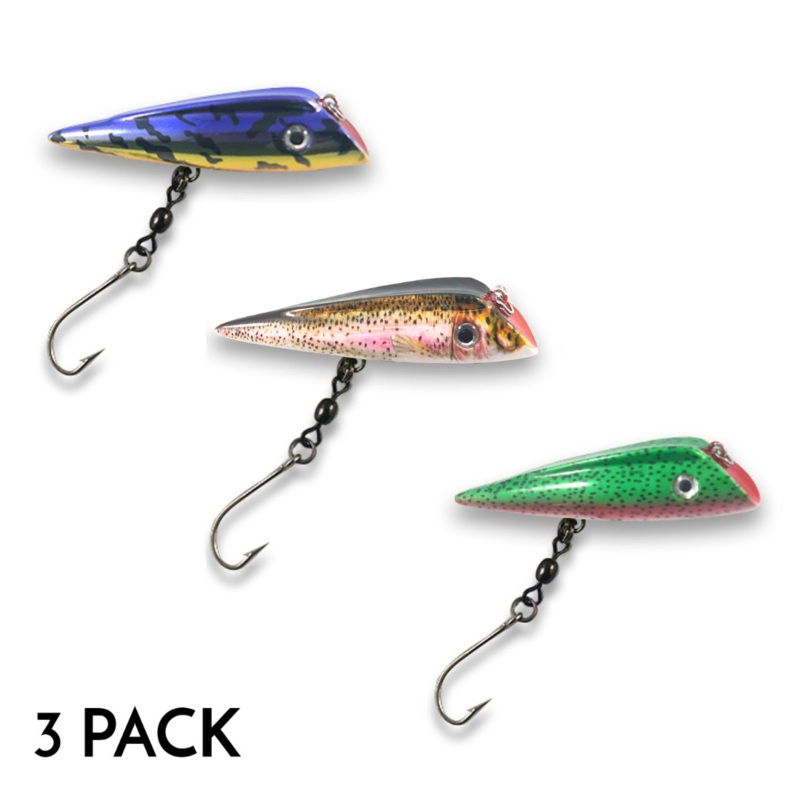 Lucky Plug – 3-Pack – Rainbow Trout Combo Kit