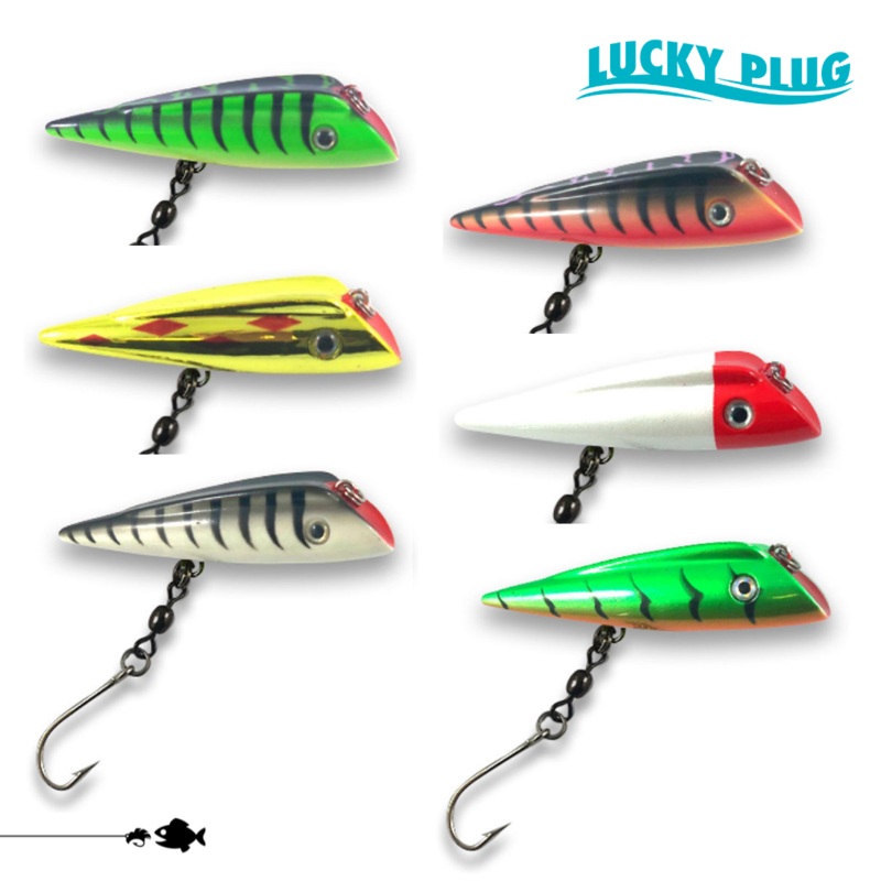 Lucky Plug – 6-Pack – Pike/Musky Combo Kit