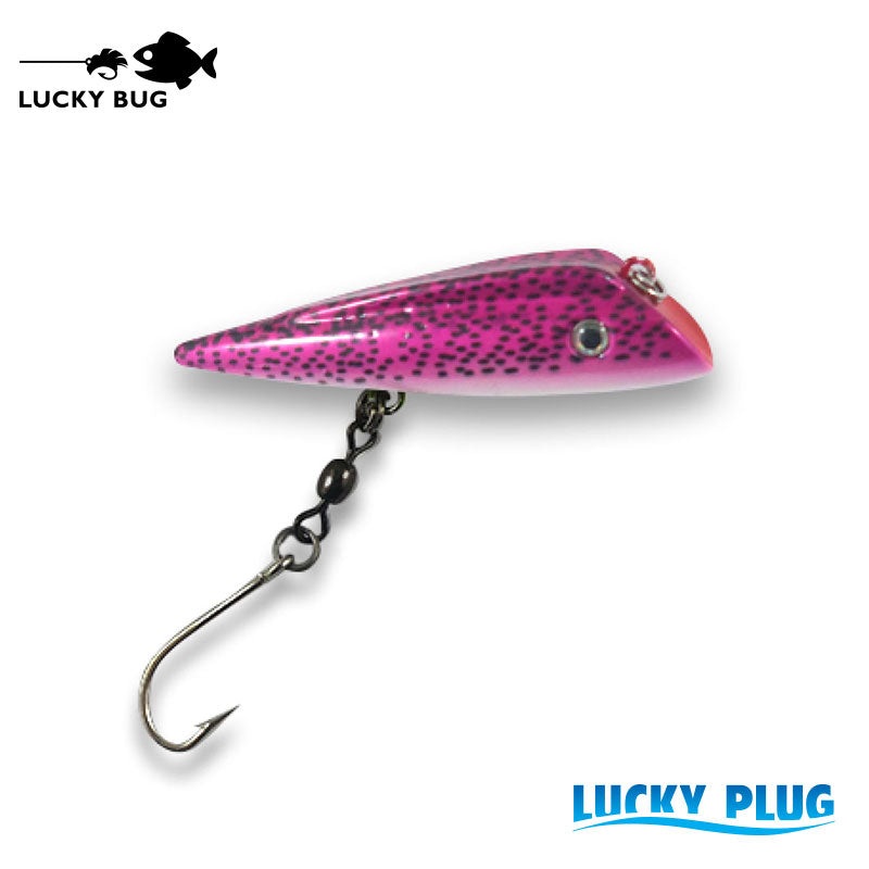 Lucky Plug – Pink Speckle Back