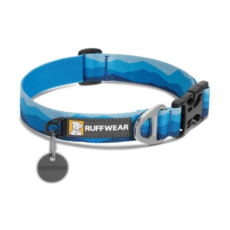 RUFFWEAR HOOPIE COLLAR|11-14″|20-26″|MONUMENT VALLEY|Obsidian Black|BLUE MOUNTAINS