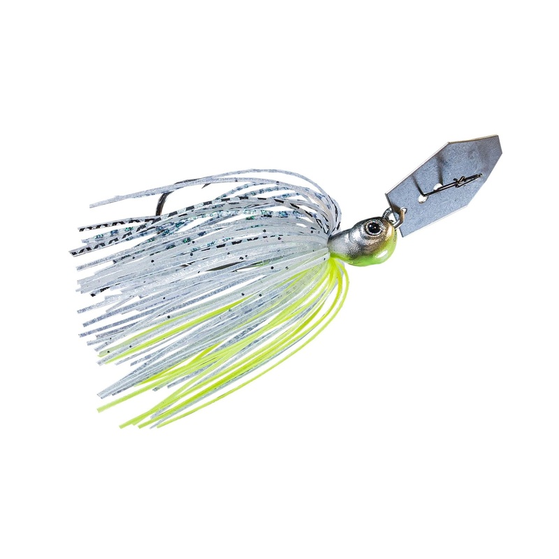 Z-Man CHATTERBAIT JACKHAMMER|3/8 oz|1/2 oz|GREEN SHAD|BLACK/BLUE|GREEN PUMPKIN|BHITE DELIGHT|GREEN PUMPKIN SHAD|BRUISED GREEN PUMPKIN|HITE’S HOT CRAW|GOLDEN SHINER|FIRE CRAW|White|CHARTREUSE/WHITE|CLEARWATER SHAD|SPOT REMOVER|BRETT’S BLUEGILL|Ghost baby g