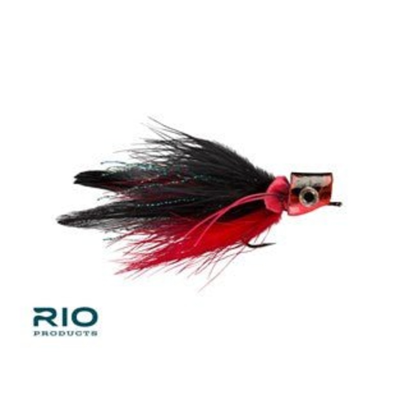 RIO Flies PTO Popper (6 Pack)|2|4|6|Black/Red|Chartreuse/Yellow|Olive/Tan