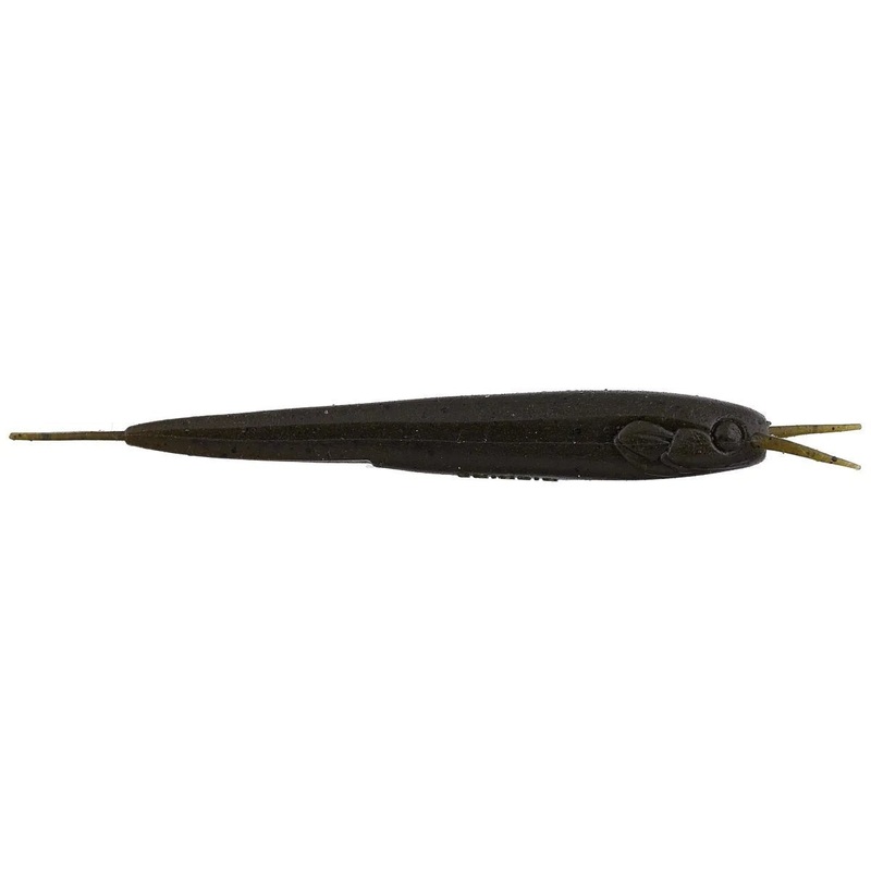 NISHINE Namazu|4″|5″|Black & Blue Flake|Green Pumpkin