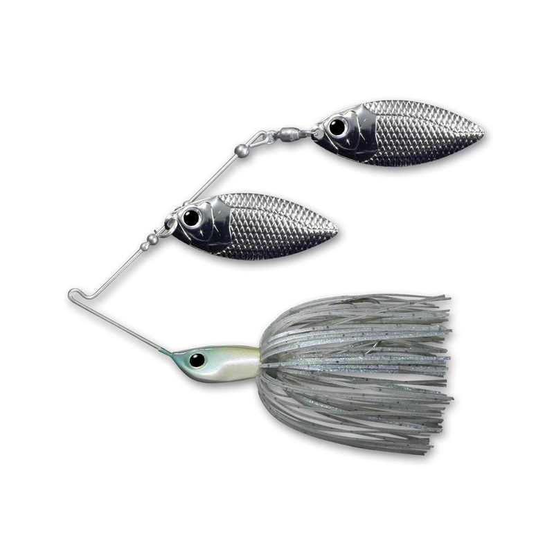 Deps B Custom Spinnerbait|3/8oz|1/2oz|5/8oz|3/4oz|Smoke Pearl |03|Black Gold |06|Dead Glass |10|White Carp |12|Albino |14|Fine Pearl |17|White Pearl |12|Blue Smoke |03|Ayu |08|Green Crystal |16