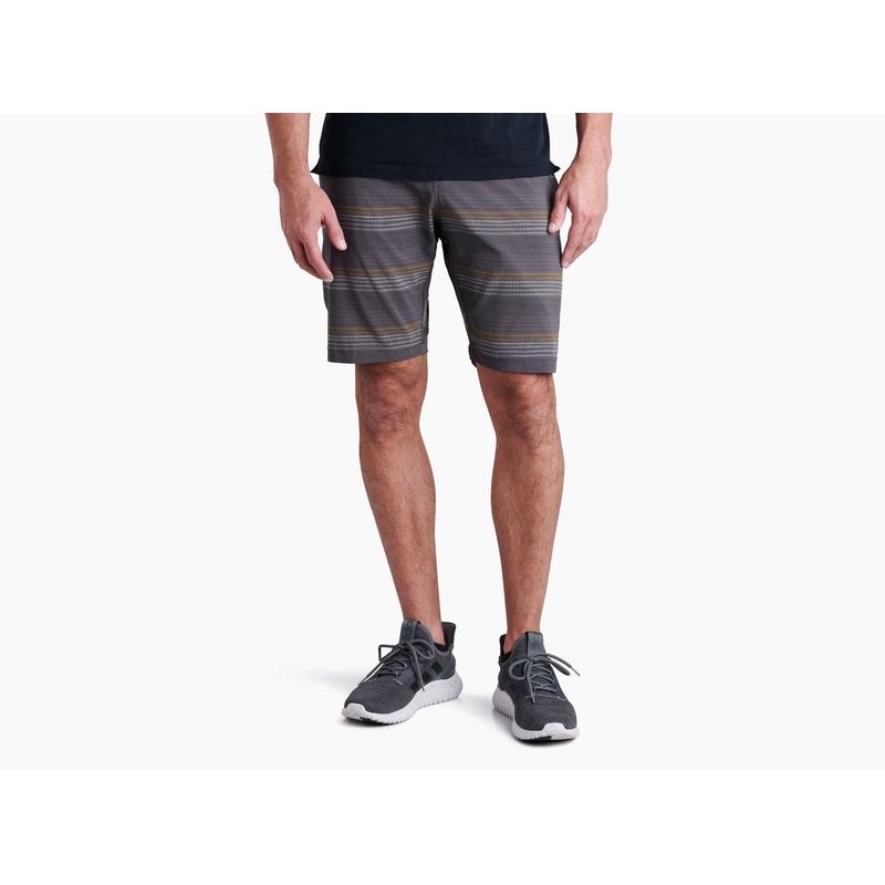 KUHL VANTAGE SHORT|10″|Carbon Texture Stripe|S|M|L|XL