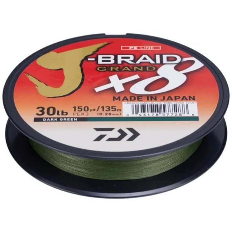 Daiwa J-Braid Grand x8 Braided Line