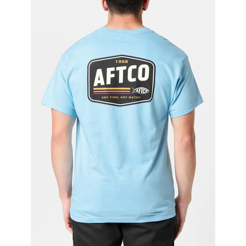 Aftco Versus Short Sleeve Pocket Shirt Clearwater