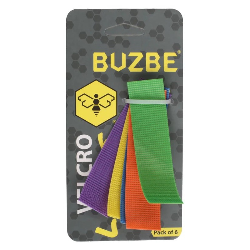 BUZBE Velcro Labels – Pack of 6 – Large