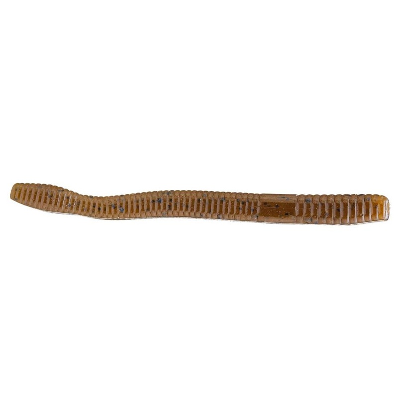Zoom Mag Finesse Worm 10pk|Plum apple|green pumpkin