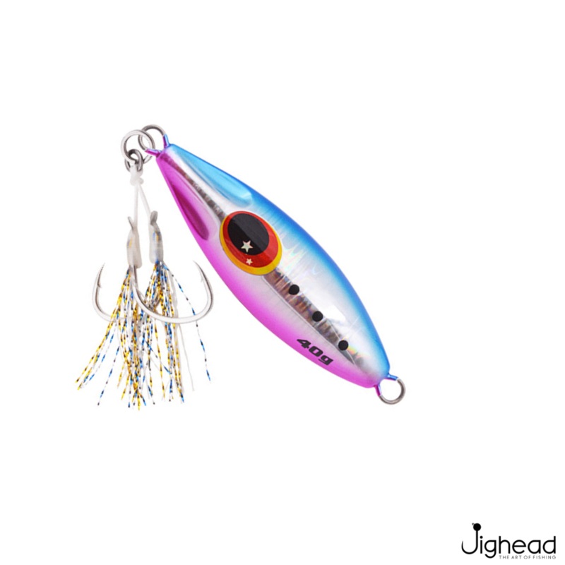 Jigman Jigs | 20g-30g|20g|30g|40g|Blue Pink|Luminous Orange Stripes|Pink Silver|Luminous Gold stripes|Luminous Silver Stipes